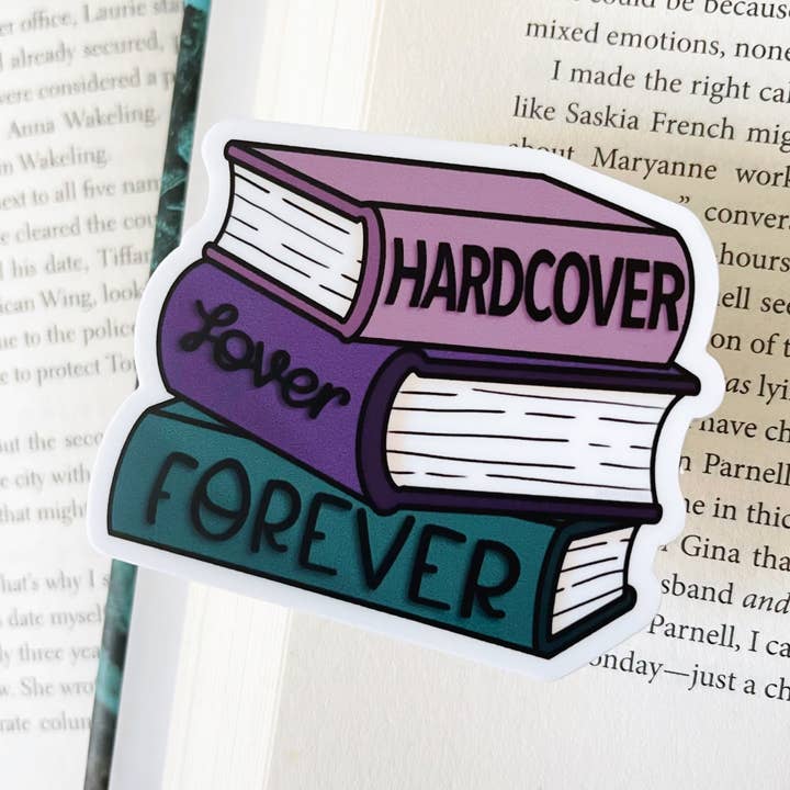 Dark Hardcover Lover Sticker for wholesale by My Secret Copy