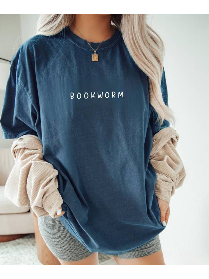 Desert Raine - Wholesale T-Shirt (Graphic) - Women's - Bookworm T-shirt - Reading Book Lover Graphic Tee1