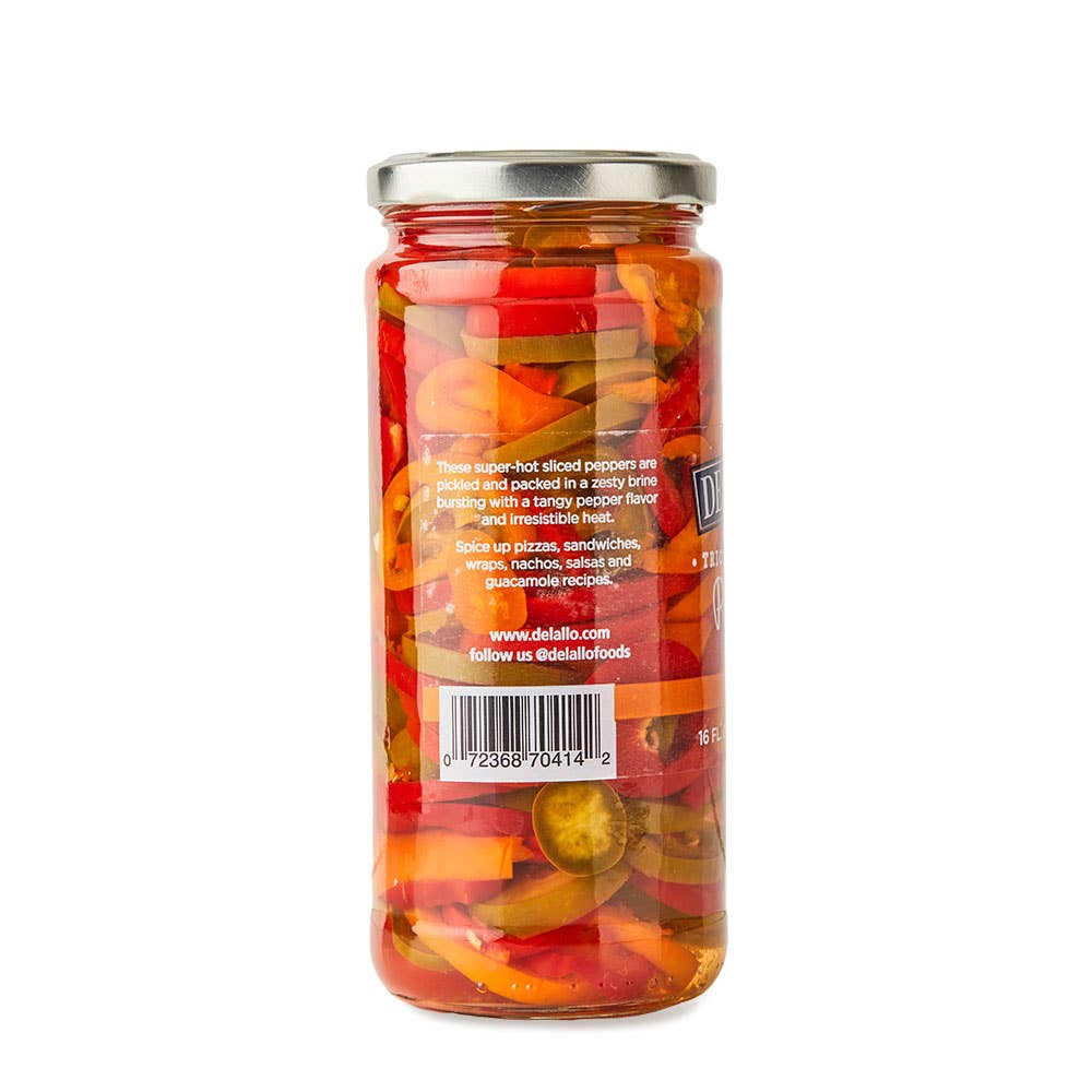 Delallo - Wholesale Pickled Vegetables - Hot Peppers (Sliced)2