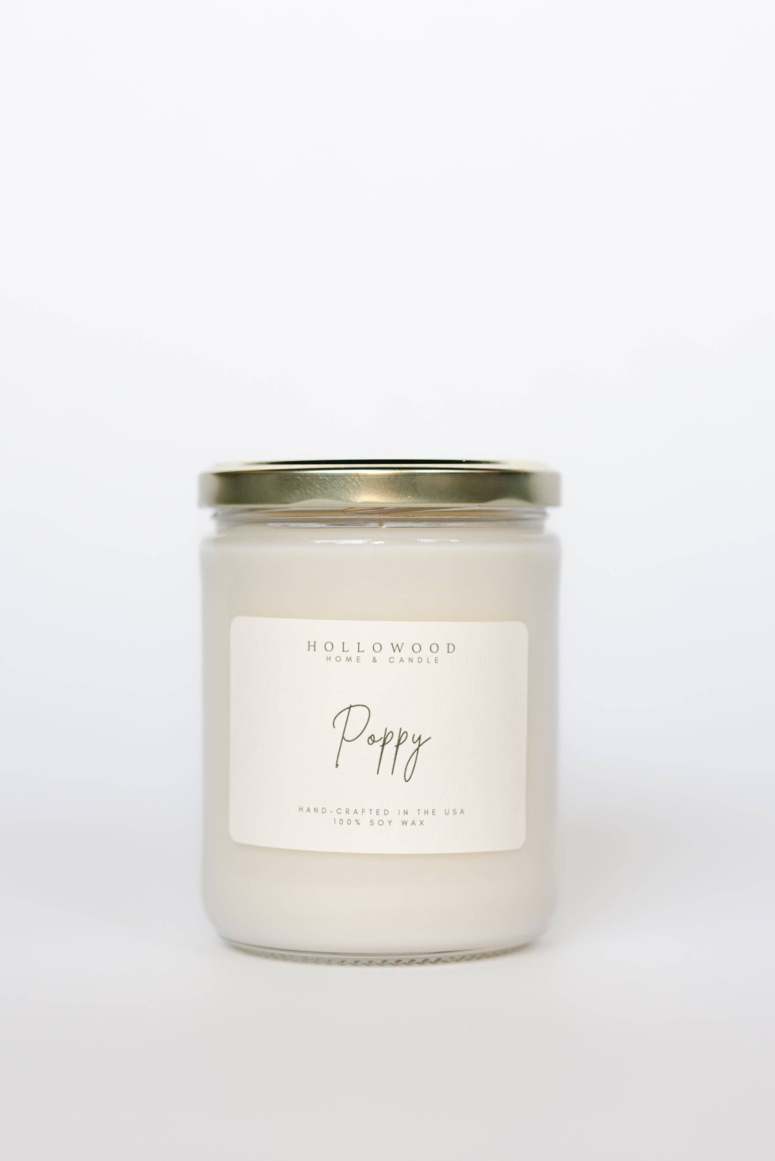 HOLLOWOOD FRAGRANCE - Wholesale Jar/Filled Candle - POPPY | CANDLES5
