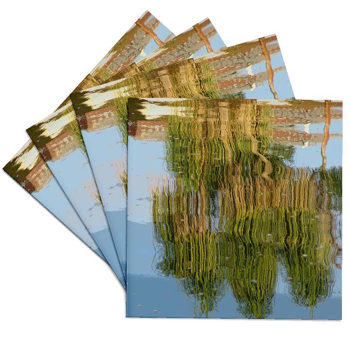 3dRose - Wholesale Coasters - 3dRose, Image of Pony Tail Palms Reflect In Water, Coaster