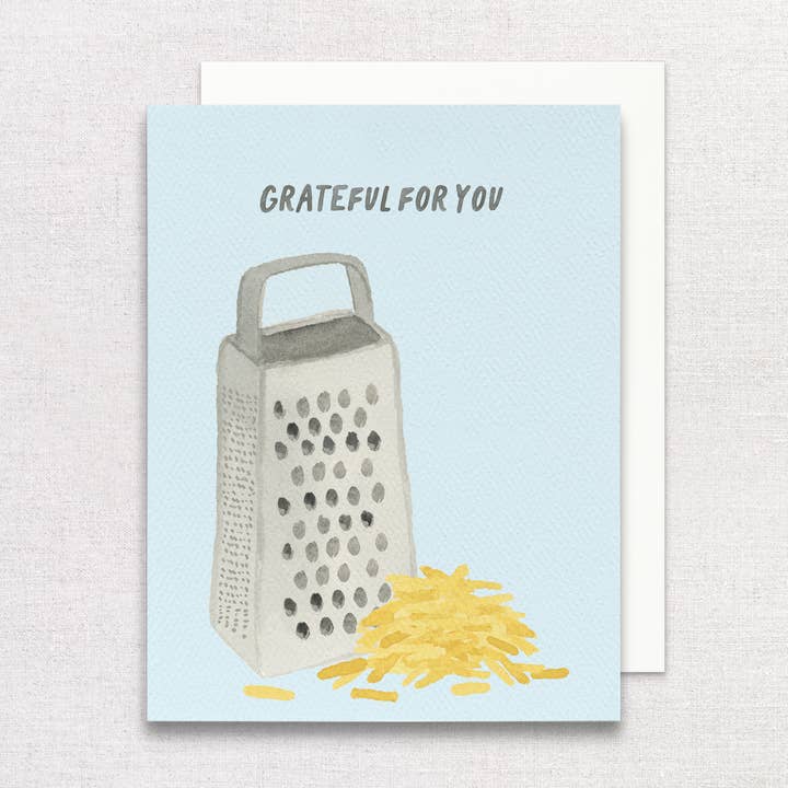 Grateful For You Greeting Card | Funny Thank You Card for wholesale by Gert & Co