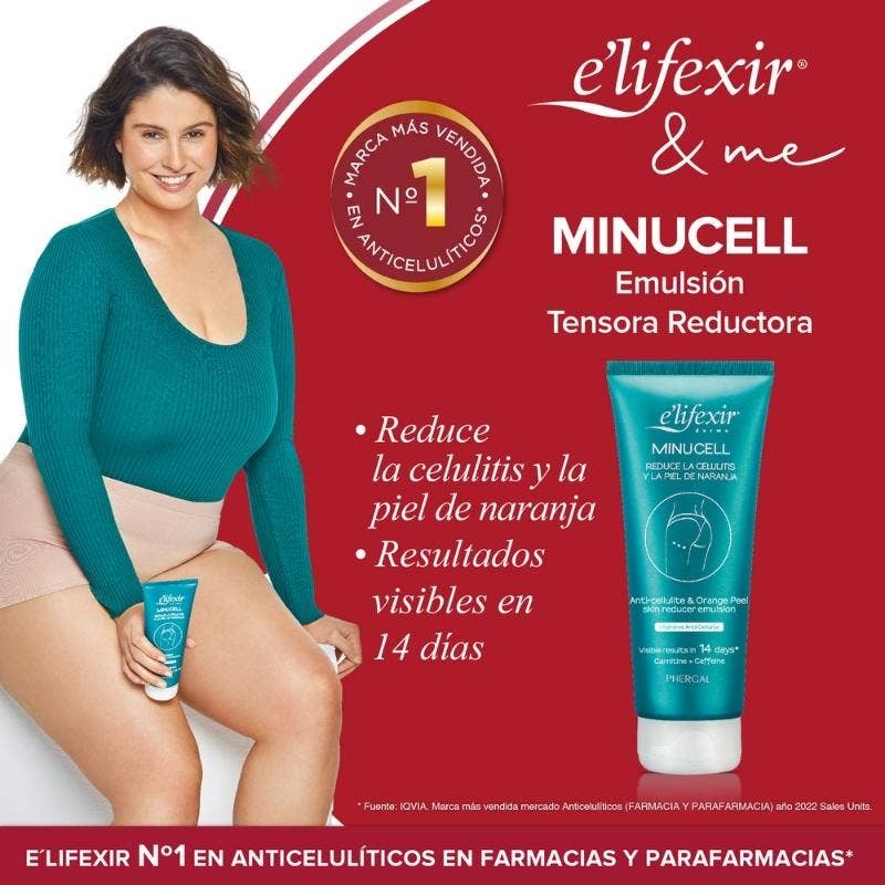 Laboratorios Phergal - Wholesale Anti-Aging Moisturizer - Elifexir Minucell Anti-Cellulite Reducing Cream 200Ml3