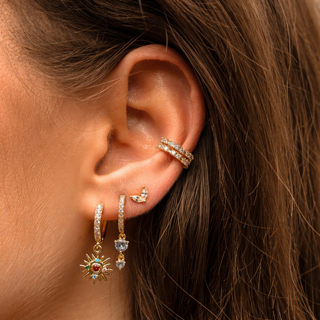 Rosies - Vente Clous d'oreille - Vera étudie le blanc1