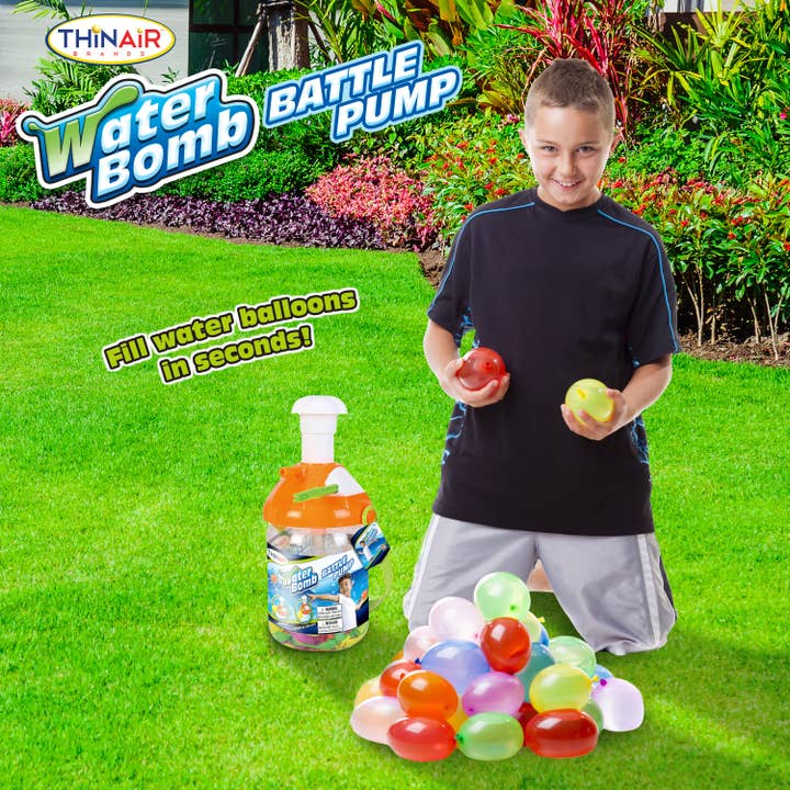 Thin Air Brands - Wholesale Inflatable Toy - Kids & Baby - Water Balloon Battle Pump