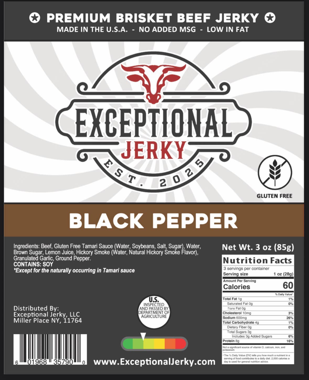 Exceptional Jerky LLC - Wholesale Jerky - Exceptional Jerky Variety 1 - 12 Flavors12