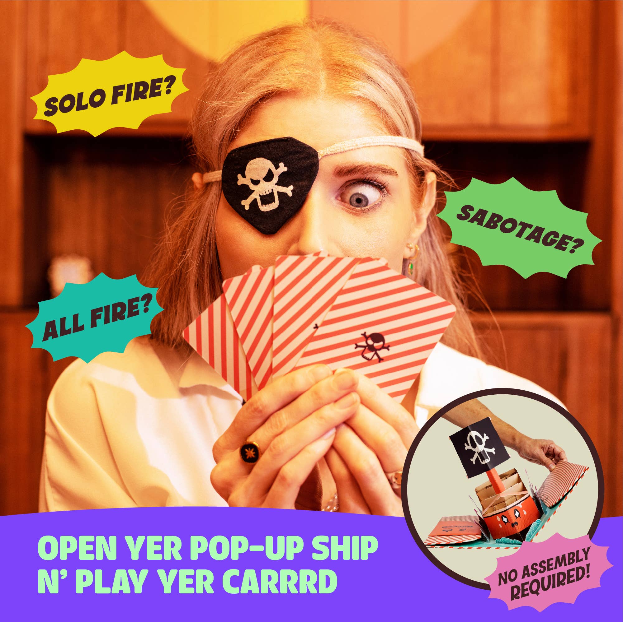 McMiLLER - Wholesale Card Game - Fire In The Hole! The Family Pirate Adventure Board Game3