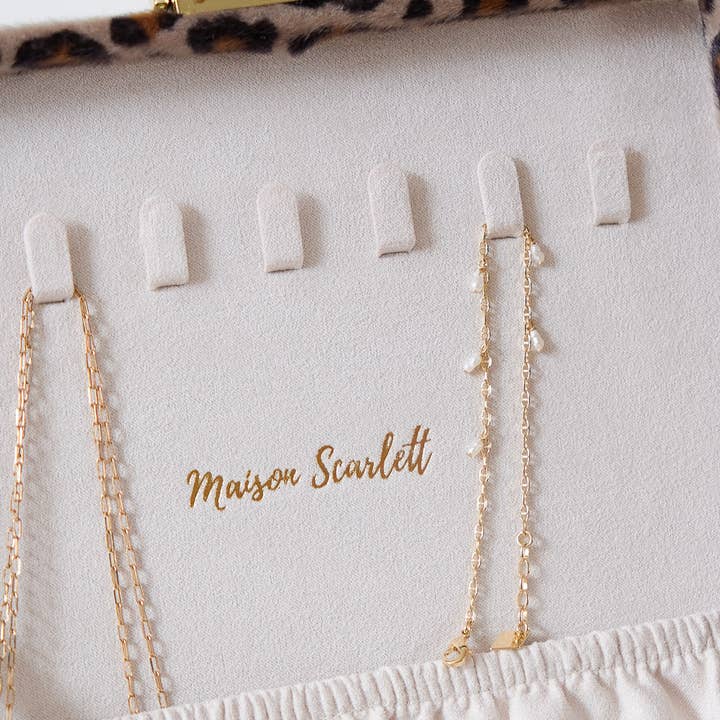 Anne leopard jewelry box for wholesale on Faire2