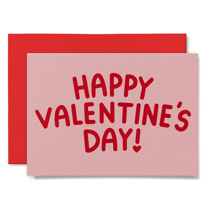 HAPPY VALENTINE'S DAY - various colours for wholesale by Me & Amber