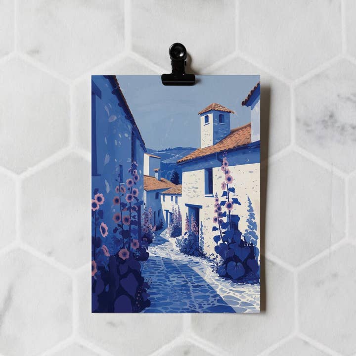 Botanopia - gifts , decor and cards for plant lovers - Wholesale Gewone wenskaart - Ridderspoor | Alledaagse wenskaart | Franse kaart2