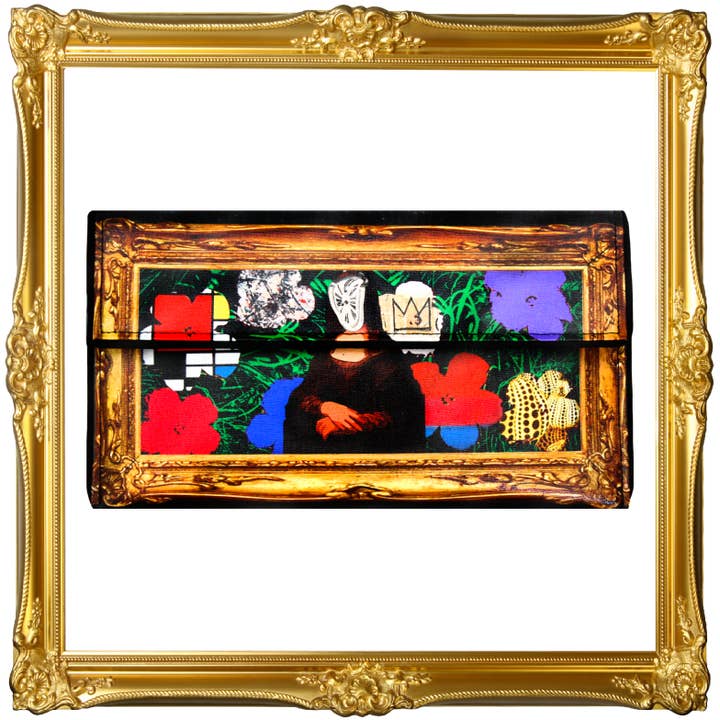 Sac bandoulière d'histoire de l'art - Fait main aux États-Unis pour la vente par Kent Stetson Handbags