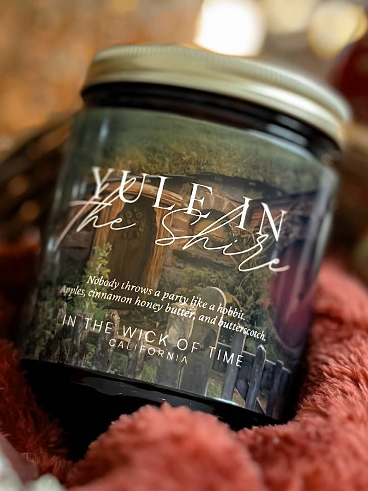 Yule in the Shire Candle for wholesale by In the Wick of Time