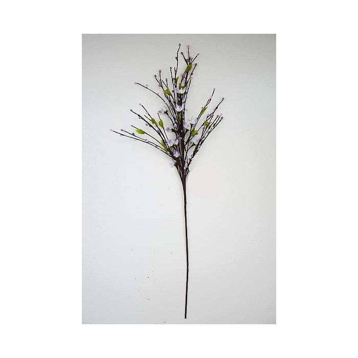 Lucknow Southern and Company - Wholesale Artificial Flowers - 30" spray W/ Pip Berries, Flowers, Green Leaves0