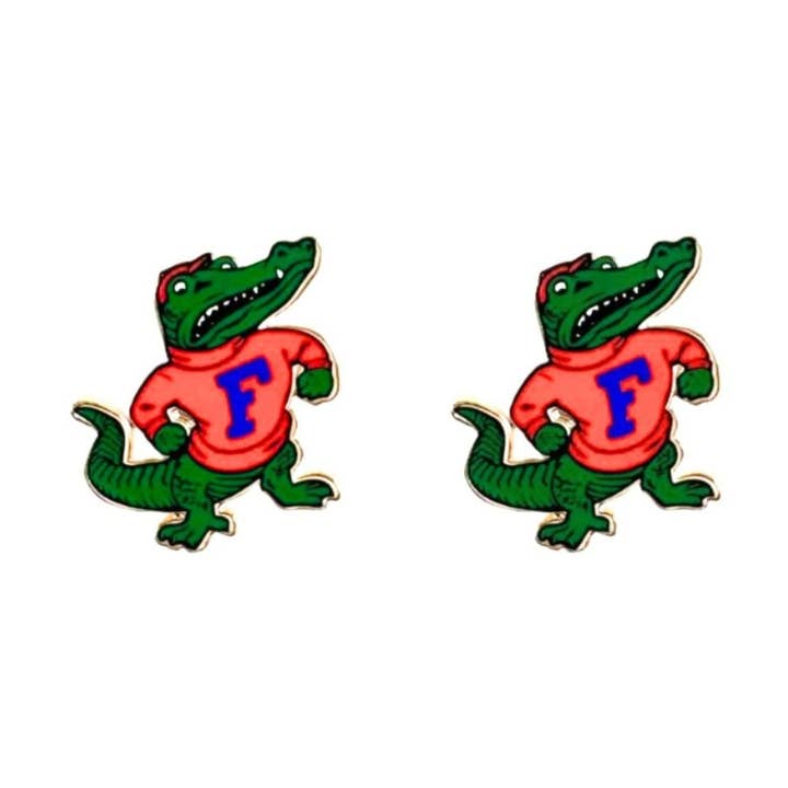 Orecchini a perno mascotte Florida College Vault per la vendita all'ingrosso da parte di Brianna Cannon