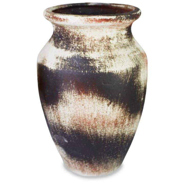 Classic 12 Inch Tall Ceramic Brick Red Antique Style for wholesale by Roro