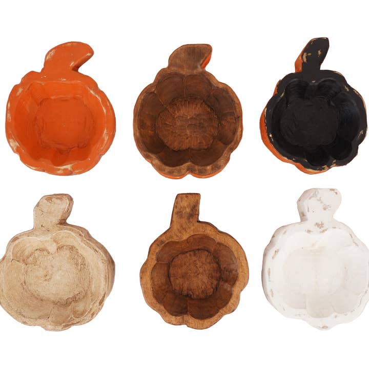 My Amigos Imports - Wholesale Candle Holder - Pumpkin-Small-Candle Ready-Original Design-6x8 inches