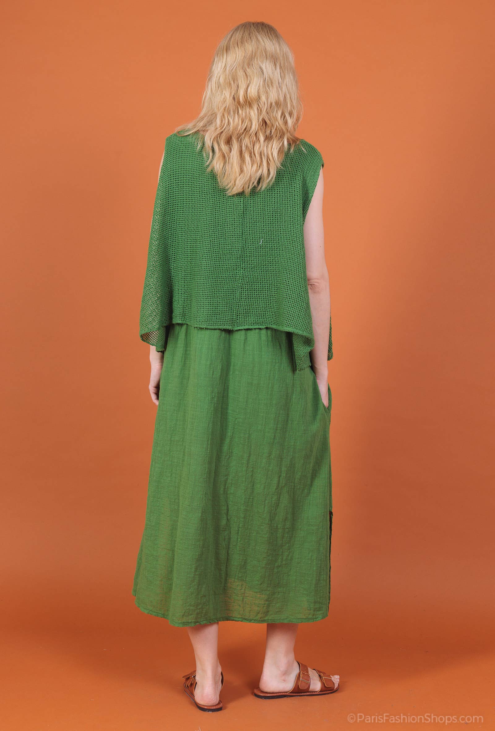 Shyloh – Engroshandel Kjole - Dame – Kjole i to materialer af bomuld 3049618