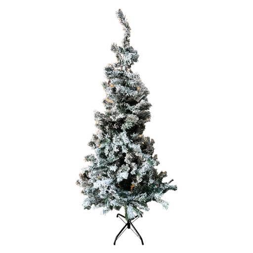 Albero di Natale da 4,9 piedi con 330 punte di rami verde bianco-191 per la vendita all'ingrosso da parte di International Gifts Ltd.