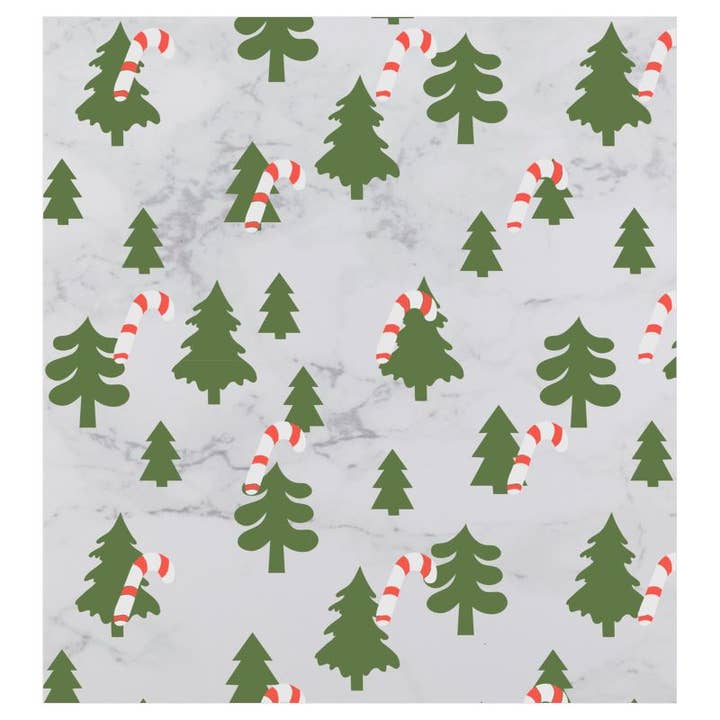 Curtains, Christmas tree and candy canes for wholesale by Crafted With Care