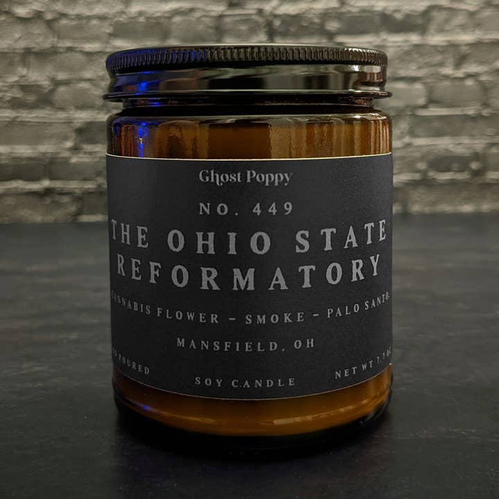 Ghost Poppy - Wholesale Jar/Filled Candle - The Ohio State Reformatory Candle0