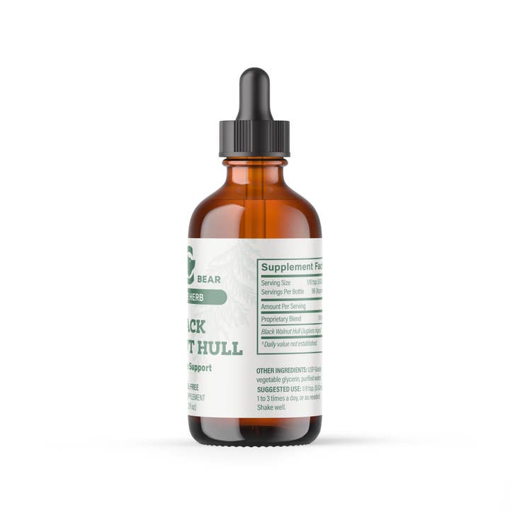 Cedar Bear Naturales - Wholesale Oral Supplement/Vitamin - Black Walnut Hull (Single Herb - While Supplies Last)3