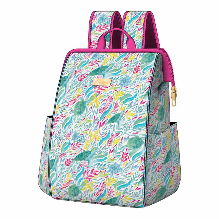 Sac à dos isotherme avec motif de tortue nageuse pour la vente par OEELINN