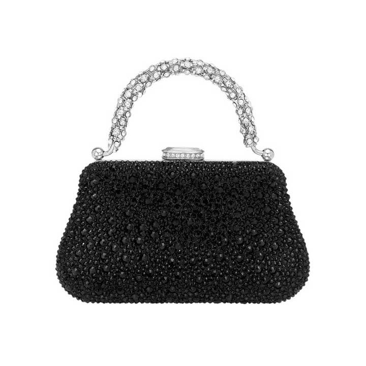 Pearl and Rox - Wholesale Clutch Bag - Women's - Bling Top Handle Crossbody Evening Bag6