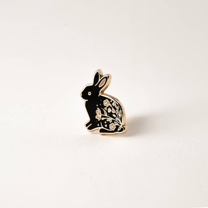Happily Plants - Wholesale Lapel Pin/Button - Rabbit Lapel Pin, Bunny Garden Wildlife Gifts6