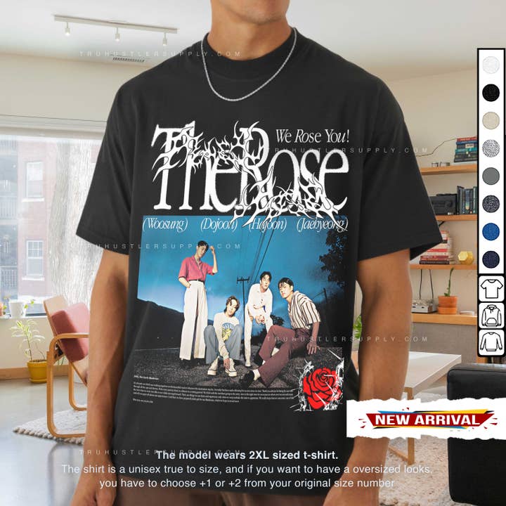 TheKingShirt - Wholesale T-Shirt (Graphic) - Unisex - The Rose Kpop Y2K Sweatshirt We Rose You Fans Tee