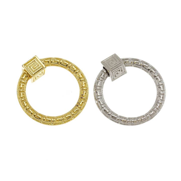 Texturierter Kreis-Karabiner mit Schraubverschluss CLG135-CLS135 für den Großhandel von Jewel Pledge