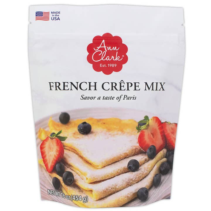 Ann Clark Traditional French Crêpe Mix, 16 oz. for wholesale by Ann Clark
