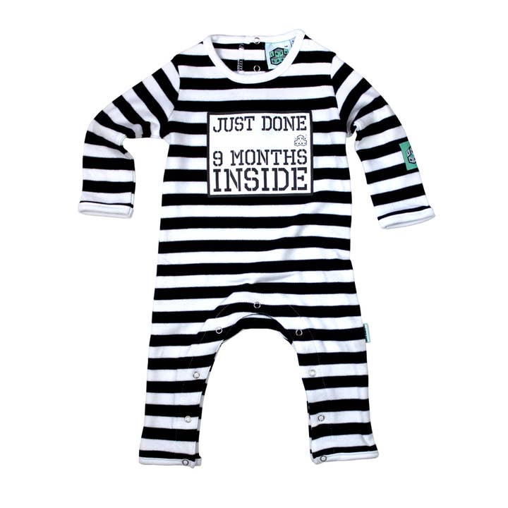 Lazy Baby® - Vente Barboteuse – bébé - Tenue de bébé « Just Done 9 Months Inside® »