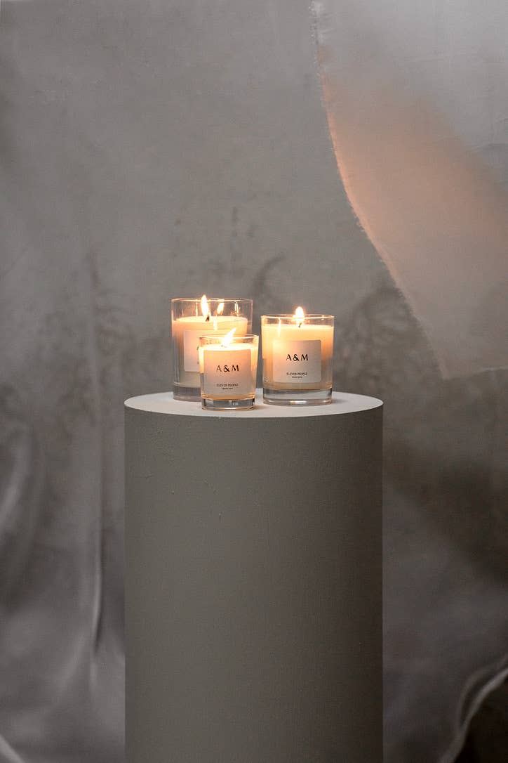 ELEVEN PEOPLE – Großhandel Kerze im Glas / gefüllte Kerze – Weiße Duftkerze im klaren Glasbehälter8