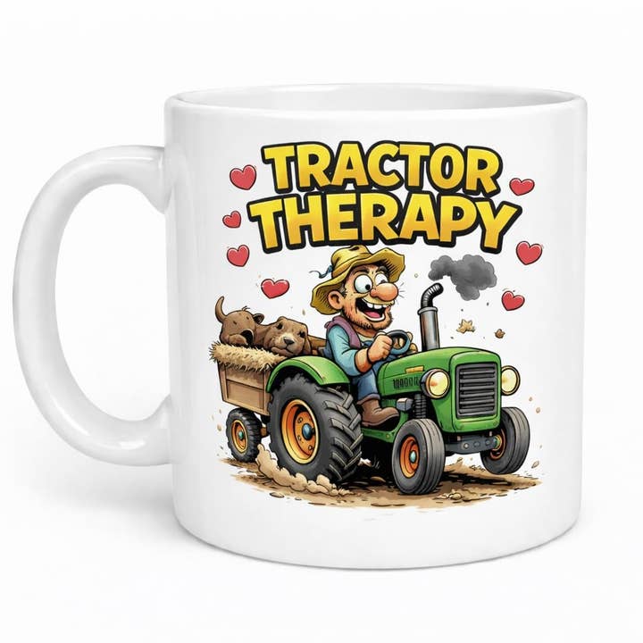 Traktorterapi Keramisk 11oz Krus for engroshandel hos Brew Crew Gifts