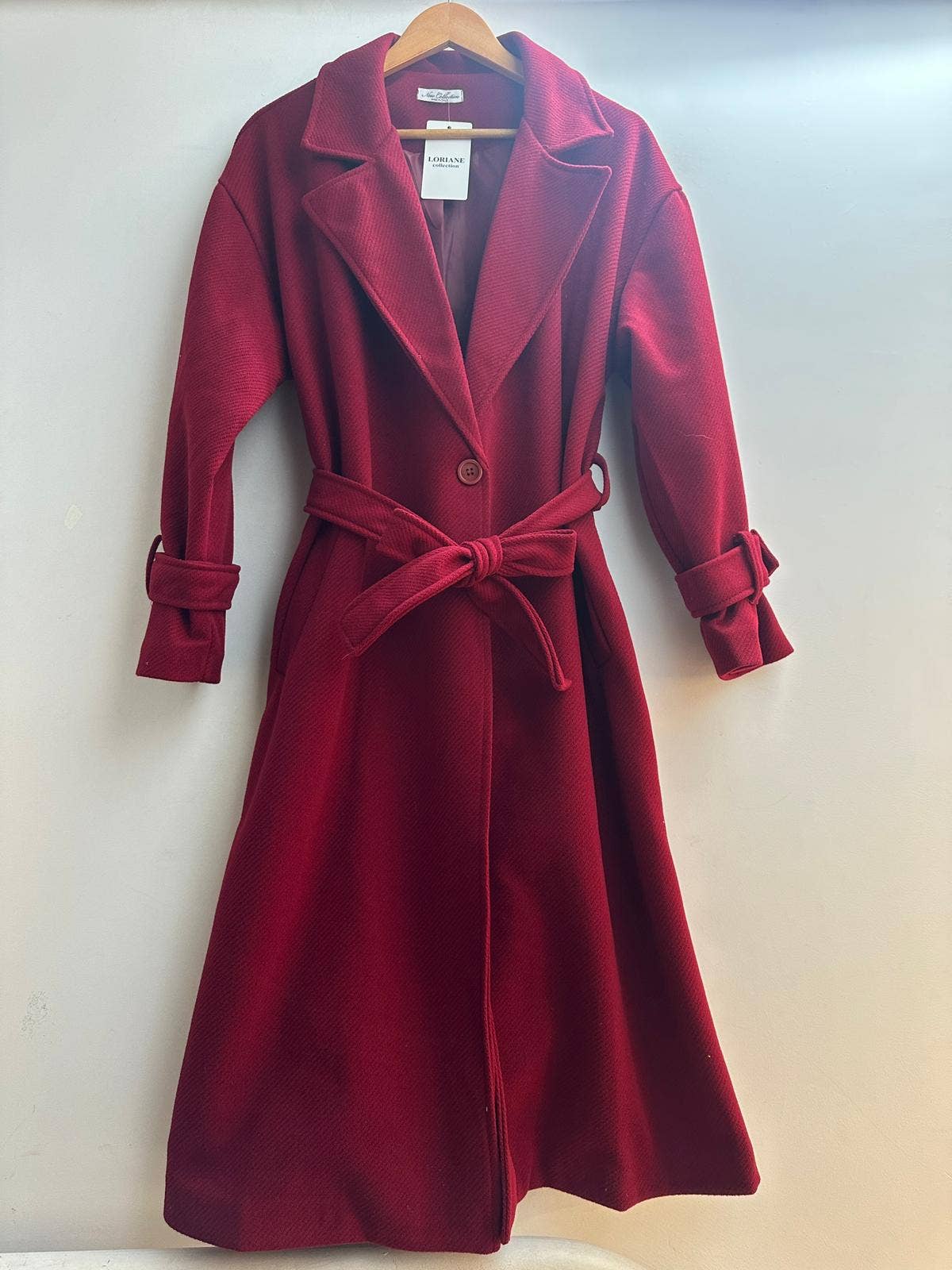 LORIANE - Wholesale Coat - Women's - 1008 One size pocket coat with belt12