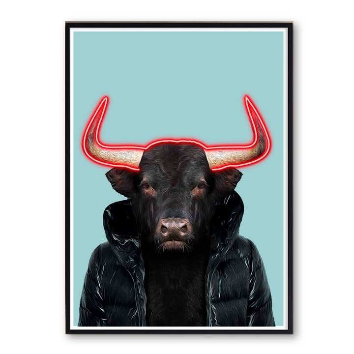 Quadro Animal Dress Neonboje mit Batterie für den Großhandel von Woooow Arte