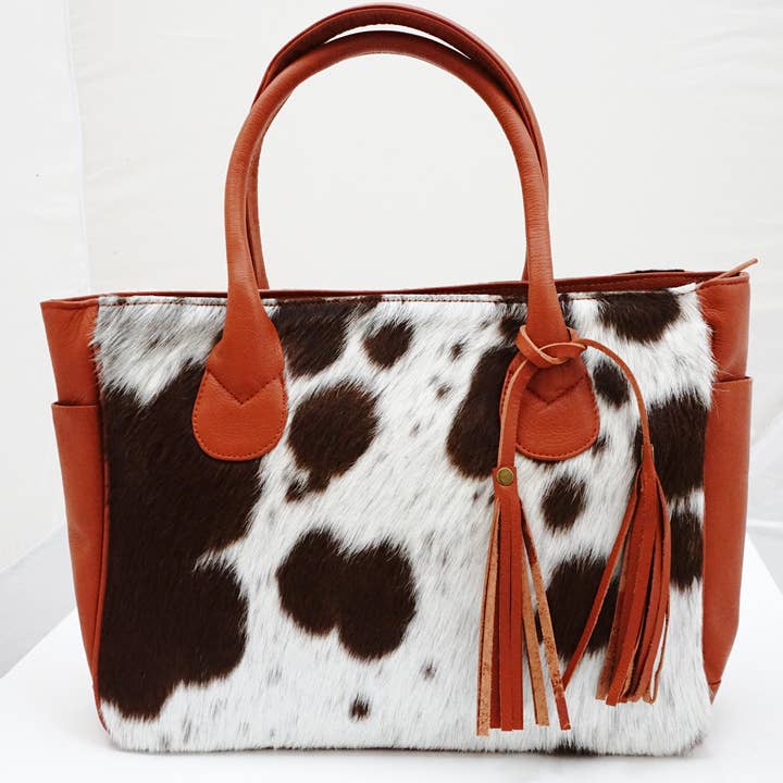 Rodeo – Großhandel Tragetasche – Damen – Rindsleder Tasche doppelseitig mit Tasche H5