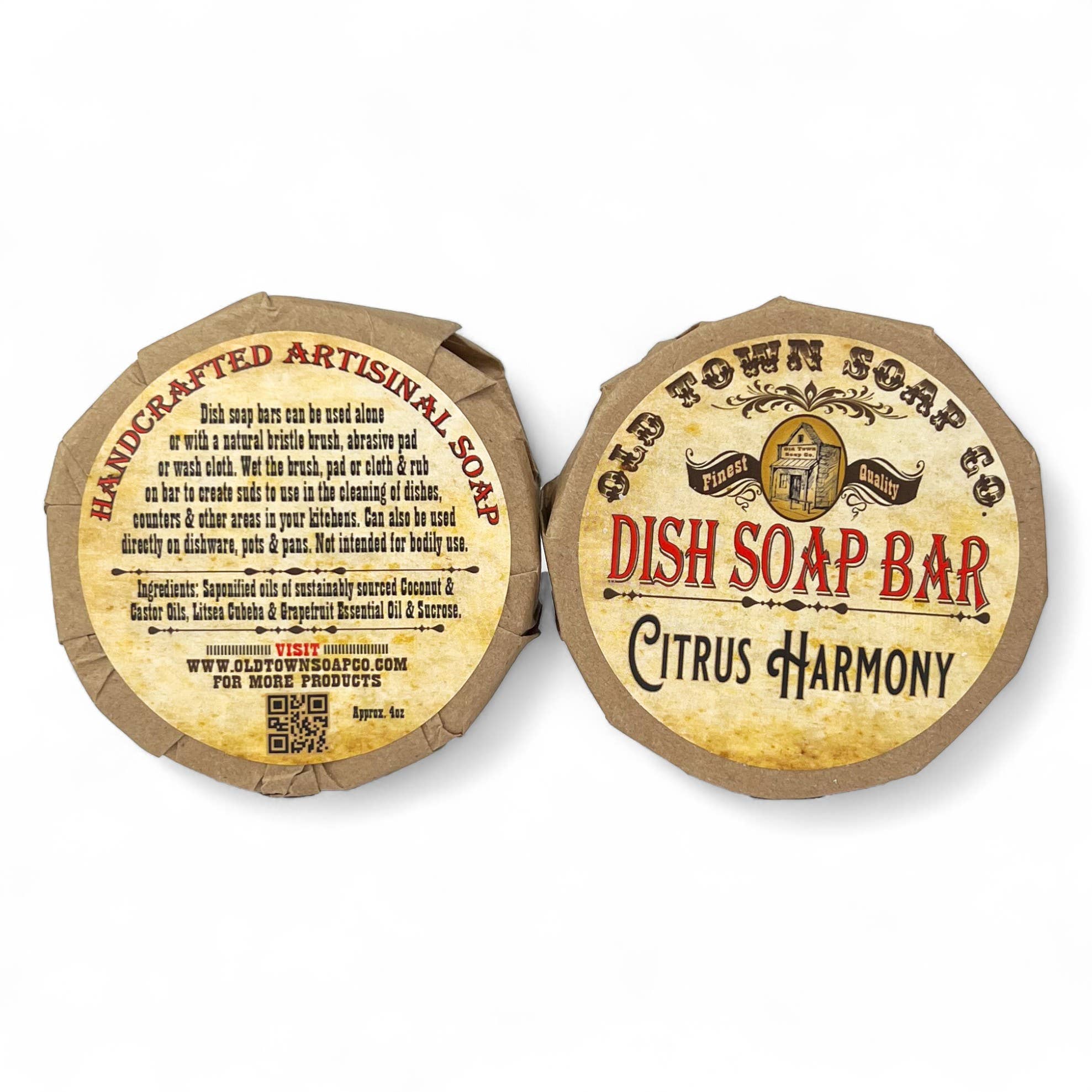 Old Town Soap Co. - Wholesale Dish Soap - Dish Soap Bar -Avail in 4 Scents -For Sparkling Clean Dishes9