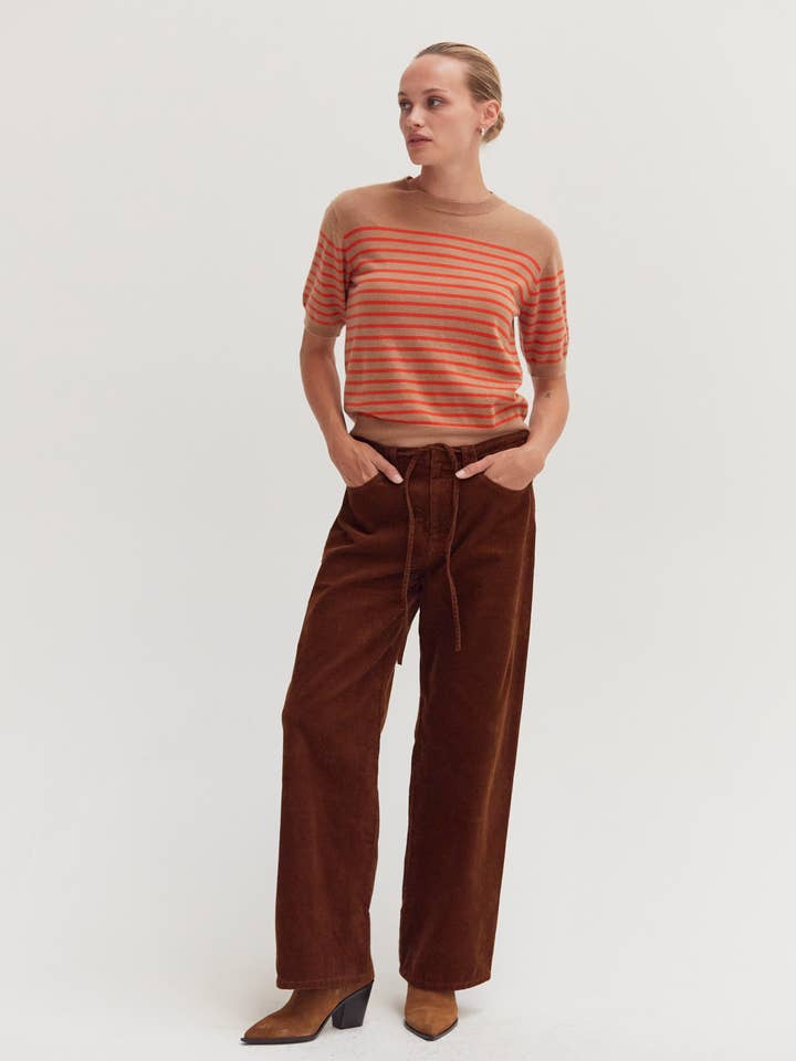 CP9583 - Pantalon large en velours côtelé Max pour la vente par Crescent