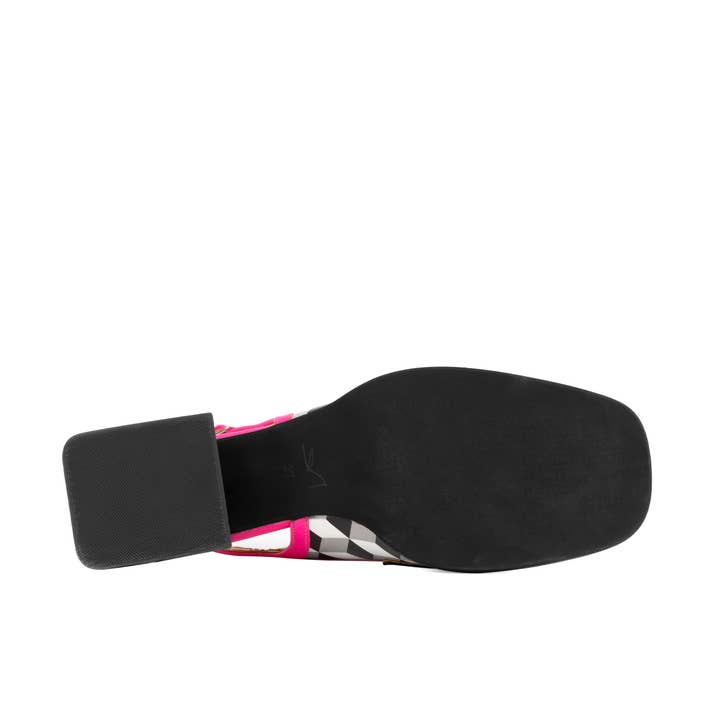 Embassy London - Wholesale Sandals - Women's - Diana - Black & White Cubics4