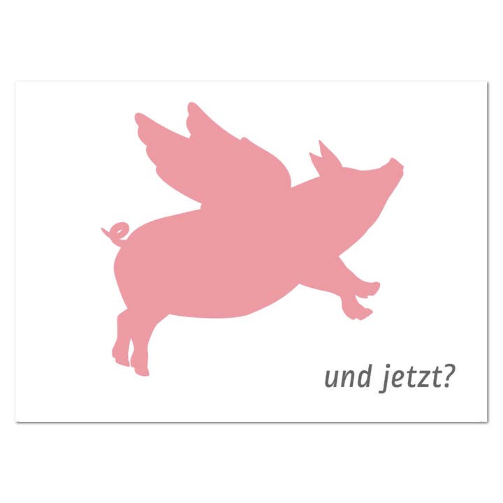 Postkort „Og nu?“ for engroshandel hos Rabenmütter Verlag UG