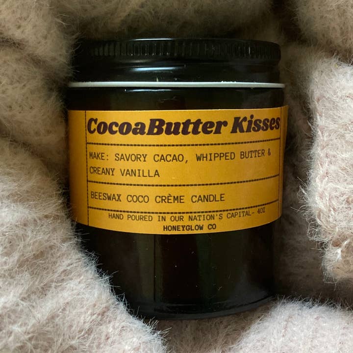 CocoaButter-kys | Trøstende og nostalgisk-4 oz bivokslys for engroshandel hos HoneyGlow