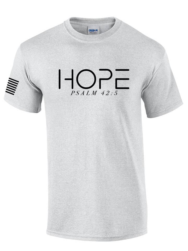 Shirt Hope Psalm 42:5 SS T-Shirt for wholesale by Trenz Shirt Company