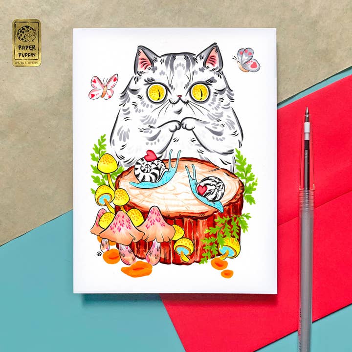 Tarjeta Lenta y Constante para venta al por mayor de Paper Puffin