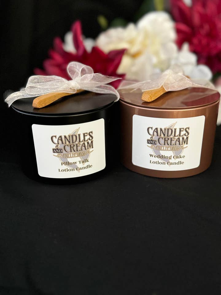 14 oz Copper Tin Lotion Candle for wholesale by Candles and Cream Collection
