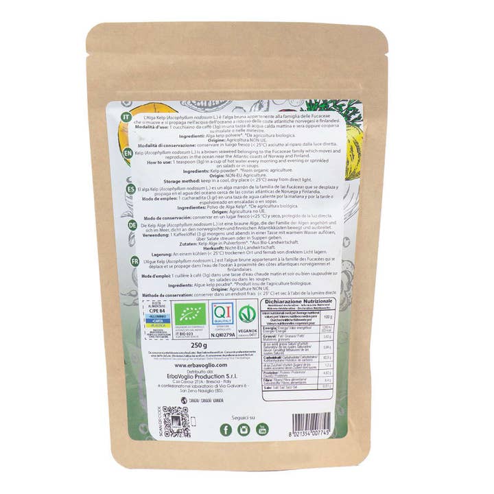 Erbavoglio - Wholesale Protein/Superfood Powder - Organic Kelp powder1