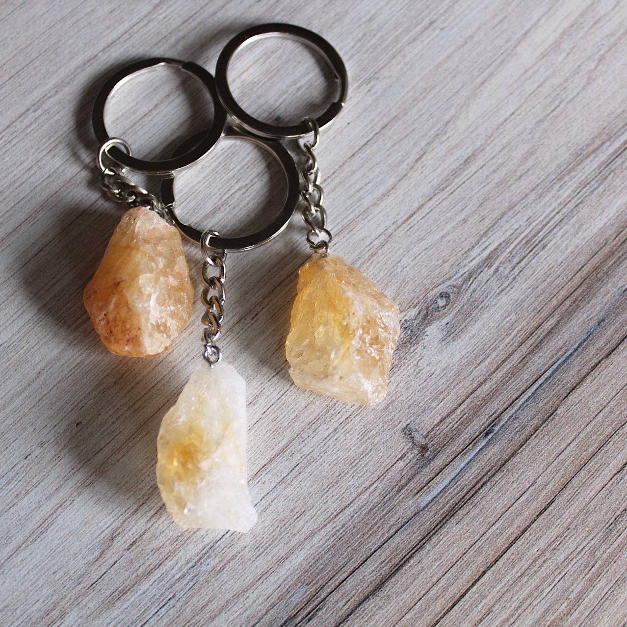 Pebble House - Wholesale Keychain - Unisex - Raw Crystal Keychain (Crystals & Stones)9