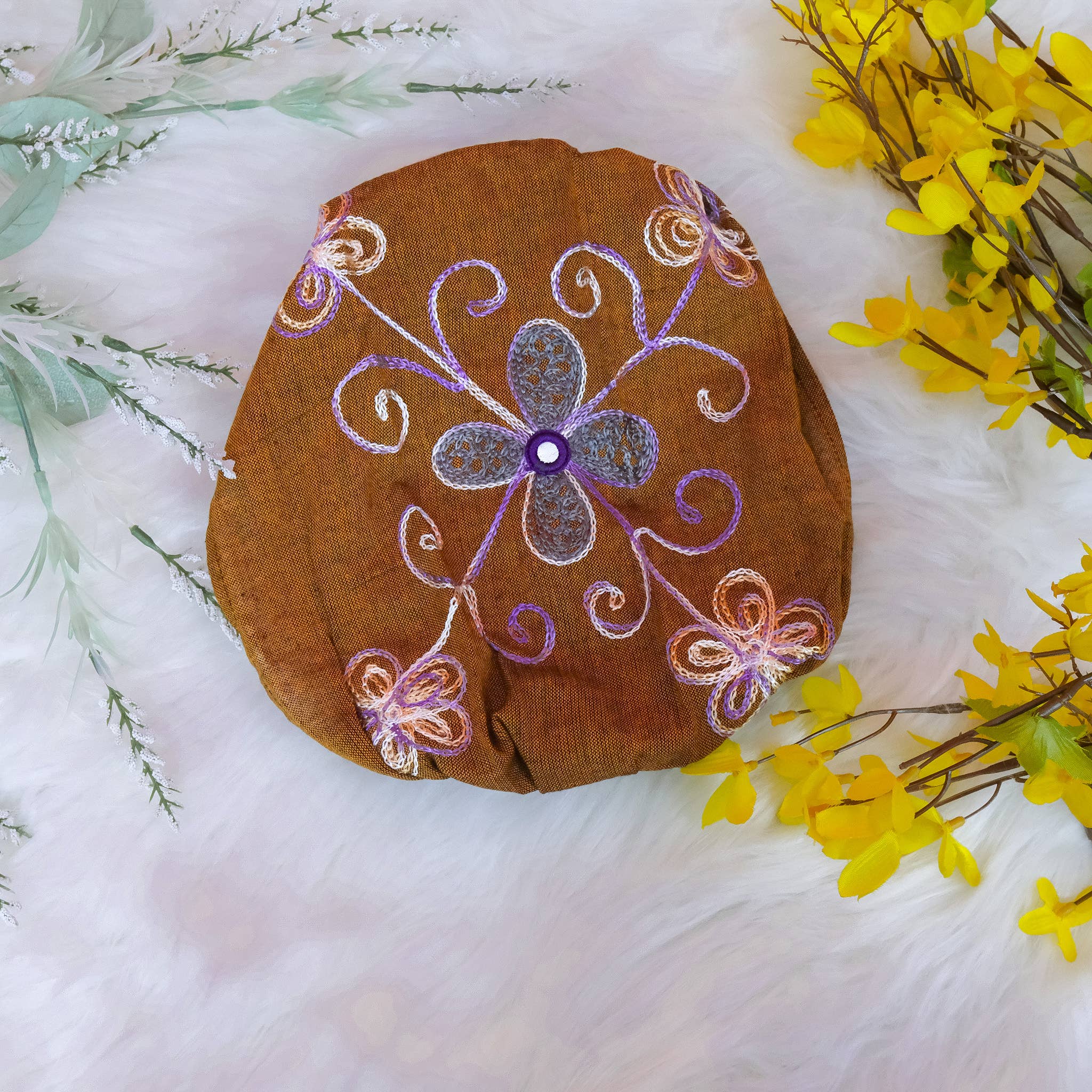 Karma Nepal Crafts - Wholesale Fashion Headband - Women's - Hand Embroidered Cotton Boho Hippie Stretchy  Head Wraps 11