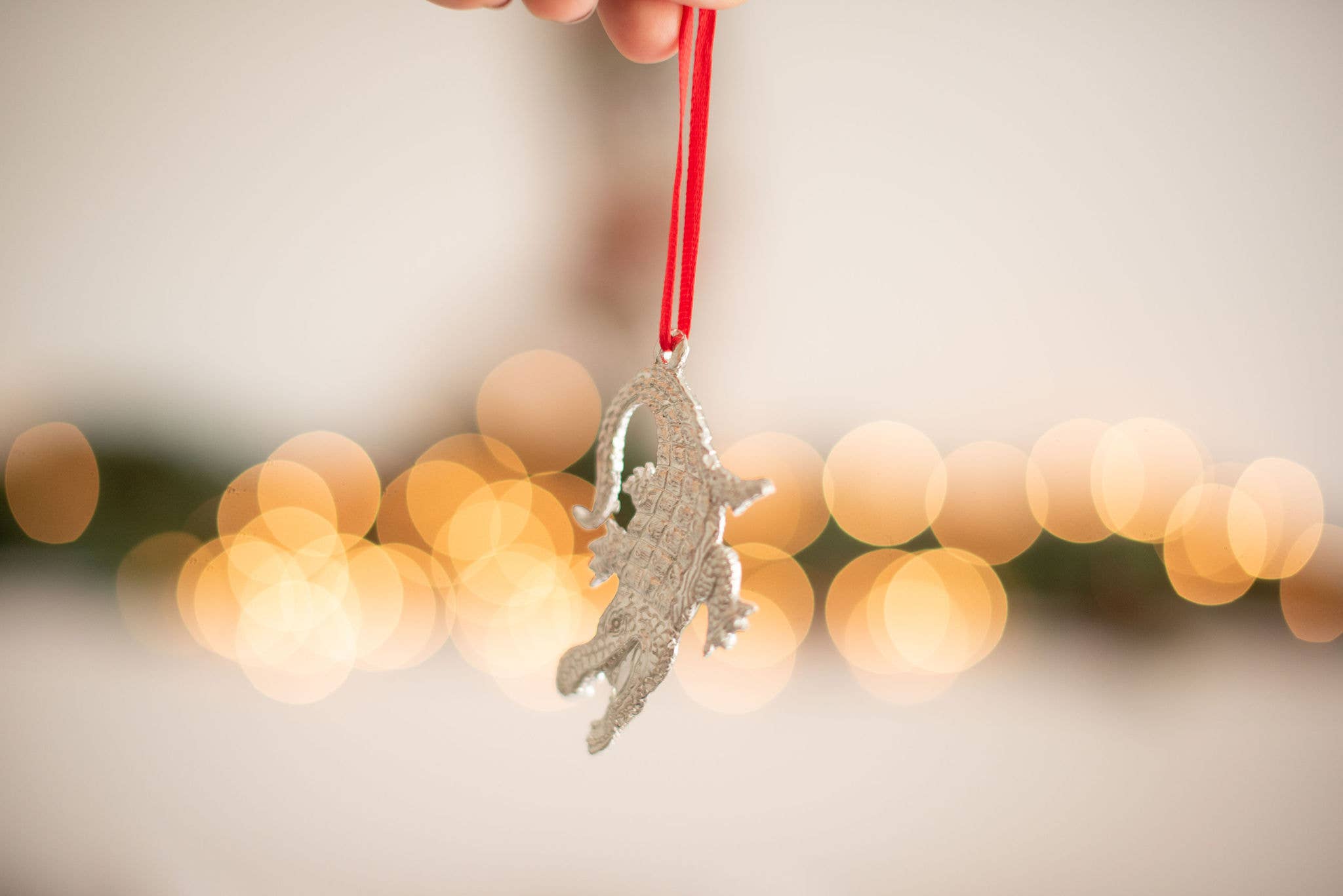 House of Morgan Pewter - Wholesale Ornament - Handmade Alligator Swamp Gator6