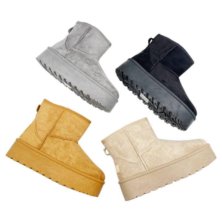 Women's Ultra Platform Snug Boots 3161 for wholesale by Rentoes